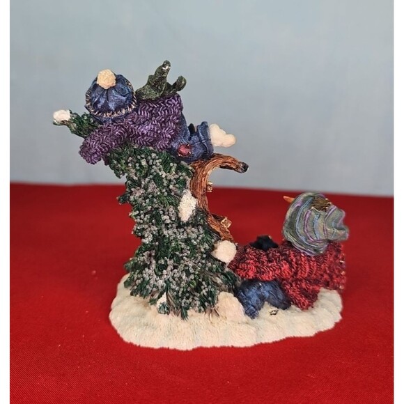 Snow Folks Snowmen No Brakes Figurine Boyds Bears VTG #36520 - Picture 11 of 15